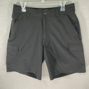 ORVIS Men's Charcoal Gray Cargo Shorts Size 32 Polyester‎ Outdoor Hiking